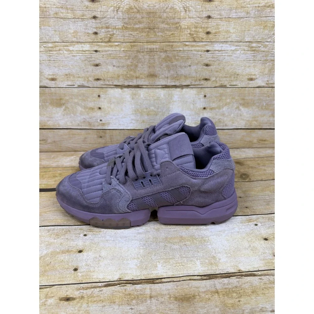 Adidas ZX Torsion Legacy Purple Mens Sneakers EF4347 Low Top Suede Mesh Sz 11.5